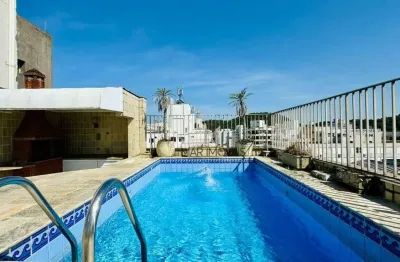 Cobertura com 4 dormitórios à venda, 311 m² por r$ 2.250.000,00 - praia das pitangueiras - guarujá/sp