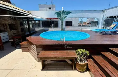 Cobertura penthouse com 2 dormitórios à venda, 140 m² por r$ 650.000 - enseada - guarujá/sp