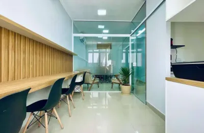 Sala para alugar, 30 m² por r$ 3.000,00/mês - pitangueiras - guarujá/sp