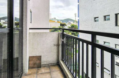 Apartamento com 2 dormitórios à venda, 65 m² por R$ 389.000,00 - Praia do Tombo - Guarujá/SP