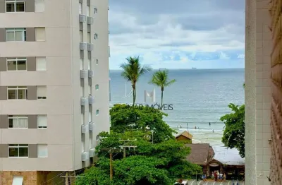 Apartamento à venda com Vista Mar, 3 + 1 dormitórios, 1 vaga, 120 m² por R$ 540.000 - Praia das Pitangueiras - Guarujá/SP