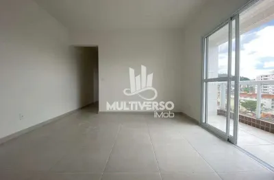Apartamento com varanda vista livre 2 dormitórios novo na vila belmiro em santos