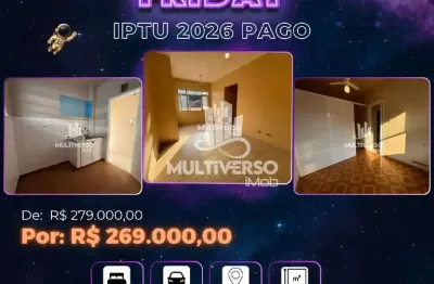 Apartamento com 1 quarto à venda no Marapé, Santos 