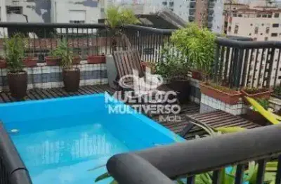 Cobertura para aluguel, 5 quartos no bairro embaré em santos