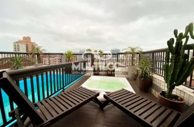 Cobertura para aluguel, 5 quartos no bairro embaré em santos