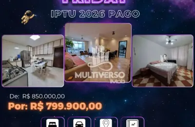 Apartamento à venda, 3 quartos no bairro ponta da praia em santos