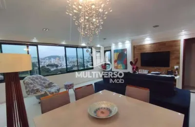 Apartamento à venda, 3 quartos no bairro embaré em santos