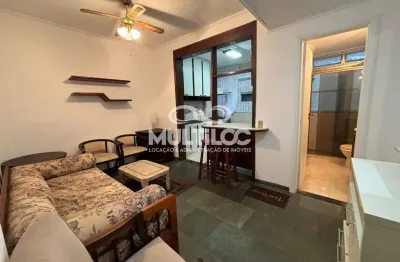 Apartamento para aluguel, 1 quarto no bairro gonzaga em santos