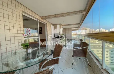 Apartamento com 3 dormitórios à venda, 172 m² por r$ 850.000,00 - tupi - praia grande/sp