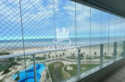 Apartamento 3 dormitórios, sacada gourmet, 2 vagas, lazer completo, pé na areia.