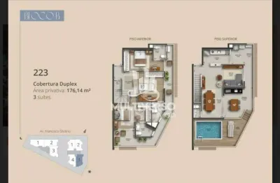 Cobertura com 3 quartos à venda no Gonzaga, Santos 