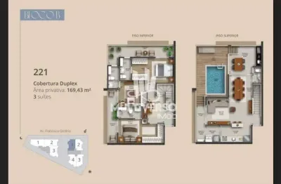 Cobertura com 3 quartos à venda no Gonzaga, Santos 