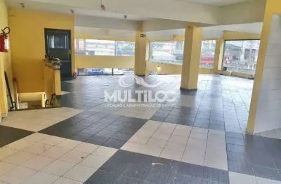 Loja comercial galpão com mezanino 550m² para locação em santos