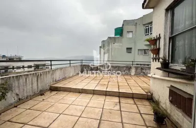 Cobertura à venda, 3 quartos no bairro boqueirão em santos