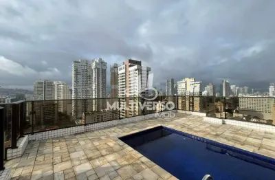 Cobertura à venda, 3 quartos no bairro gonzaga em santos