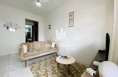 Apartamento frente praia 1 dormitório na praia do gonzaguinha em são vicente