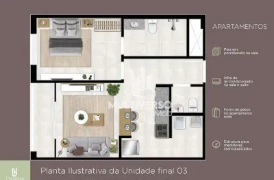 Apartamento com 1 quarto à venda na Aparecida, Santos 