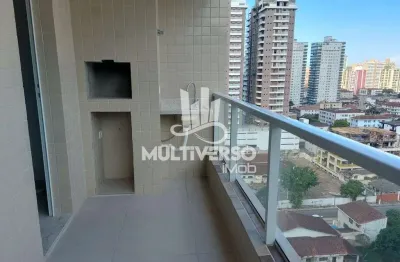 Apartamento novo com 2 dormitórios à venda, 62 m² por r$ 510.000 - canto do forte - praia grande/sp