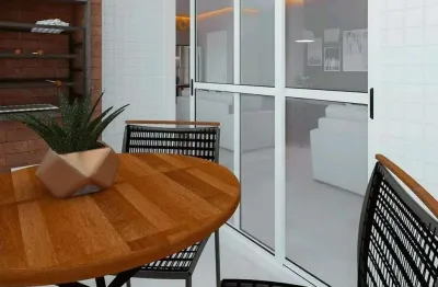 Apartamento com 2 quartos à venda no Estuário, Santos 