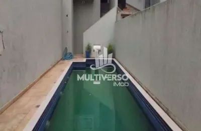 Sobreposta alta com piscina e churrasqueira, macuco - santos