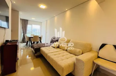 Apartamento 2 dormitórios com varanda e lazer próximo a praia no embaré em santos