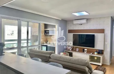 02 dormitórios sendo 01 suíte, ponta da praia 77m², localização excelente , sacada, r$814.000,00