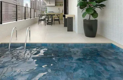 Apartamento garden à venda, 3 quartos no bairro boqueirão em santos