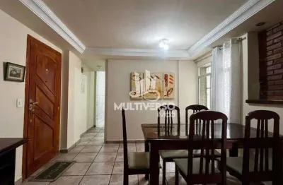 Apartamento de 56m² - 2 dorms, elevador e vaga coletiva com manobrista - pompéia, 5 minutos da praia