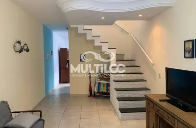Sobrado para aluguel, 3 quartos no bairro guilhermina em praia grande