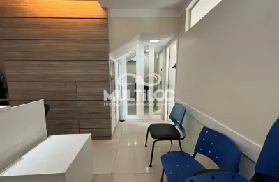 Sala comercial para aluguel, no bairro vila mathias em santos