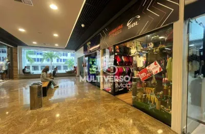 Loja com mezanino no shopping balneário – excelente ponto comercial em santos