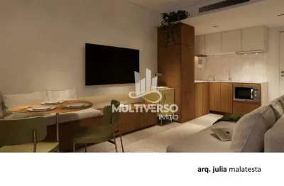 Flat à venda, 1 quarto no bairro boqueirão em santos