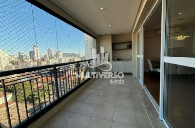 Apartamento para aluguel, 3 quartos no bairro embaré em santos
