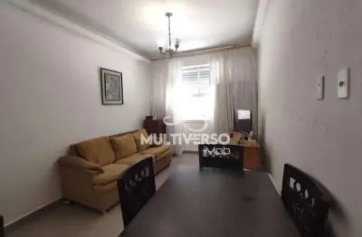 Apartamento 01 dormitório com vaga coletiva elevador e portaria 24h no bairro pompéia em santos - sp