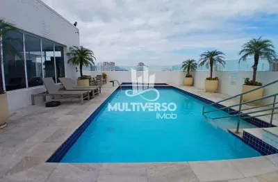 Apartamento 02 dormitórios sendo 01 suíte com vaga demarcada e lazer completo no boqueirão em santos - sp