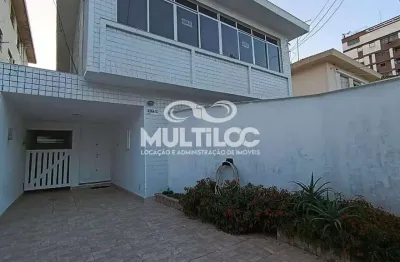 Casa para aluguel, 3 quartos no bairro ponta da praia em santos