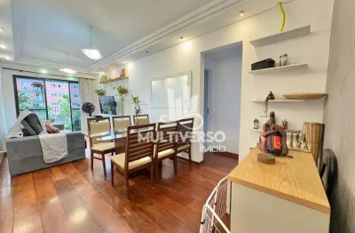 Apartamento 2 dormitórios + dependência completa varanda vista livre 92 m² santos