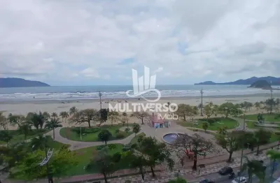 Apartamento frente mar 02 dormitórios sendo 01 suíte com dependência de empregada vaga de garagem e portaria 24h