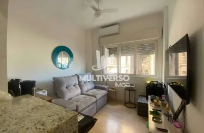 Apartamento em embaré, santos (zona orla) – 37 m² por r$ 400.000,00