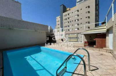 Cobertura duplex 239m² – piscina privativa – 3 vagas demarcadas – gonzaga / santos
