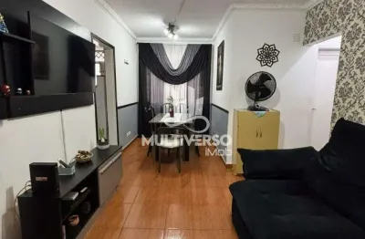 Apartamento de 02 dormitórios com vaga coletiva na encruzilhada em santos - sp