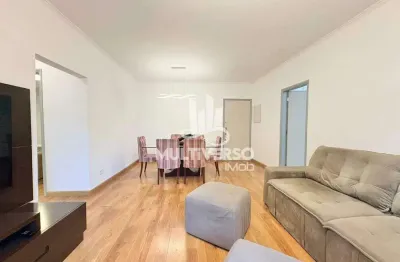 Apartamento impecável uma quadra da praia 2 dormitórios no canal 1 em santos