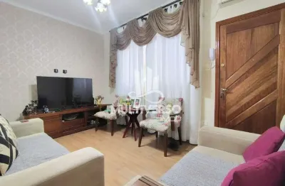 Apartamento térreo com quintal 02 dormitórios, 79m², vila belmiro , sala ampla, ótima localização, r$447.000,00