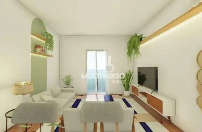 Apartamento mobiliado à venda no gonzaga - 80 m², 2 quartos, 1 suíte