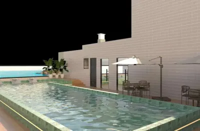 Apartamento à venda, 2 quartos no bairro guilhermina em praia grande