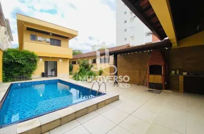 Casa isolada sobrado excelente com 4 dormitórios no marapé em santos