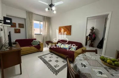Apartamento 56 m² no boqueirão, santos – venda com financiamento, imóvel rentado
