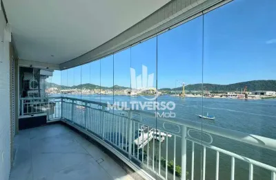 Apartamento para aluguel, 3 quartos no bairro ponta da praia em santos