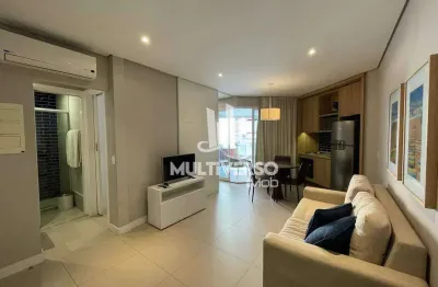 Apartamento garden mobiliado de 65 m² com 1 quarto no bairro pompeia, santos