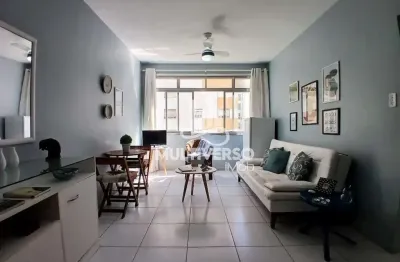 Apartamento 01 dormitório com vaga coletiva no boqueirão em santos